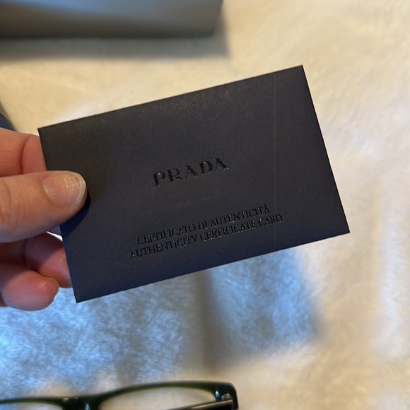 Prada Eyeglasses NWT PR07E 52-14 Style 5AY-102 140 - Picture 7 of 7